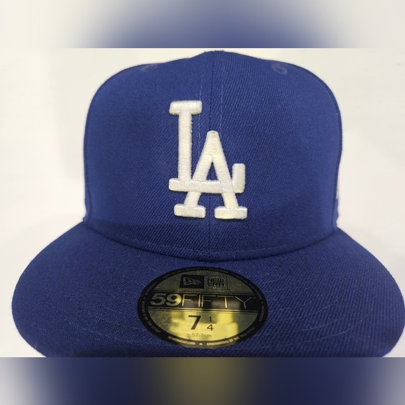 Los Angeles Dodgers Blue 59FIFTY Fitted Cap - Picture 8 of 9